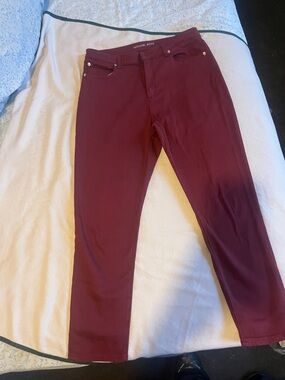 Michael Kors Burgundy Women Jeans Jeggings